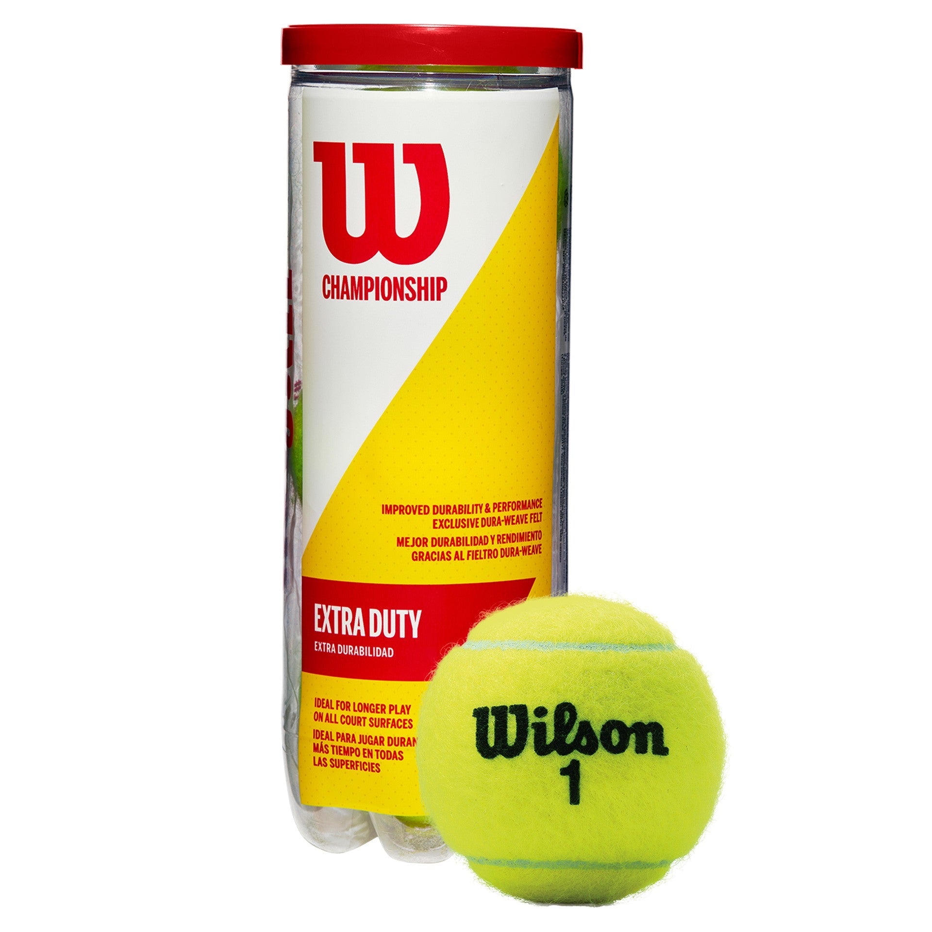 BOTE 3 PELOTAS TENIS WILSON "CHAMPIONSHIP XD" 3