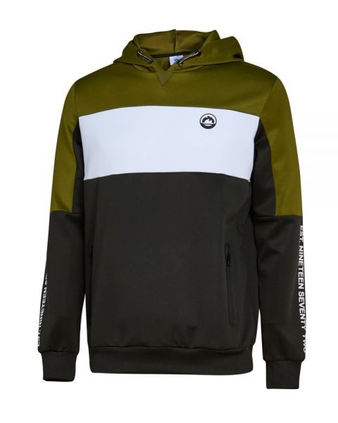 SUDADERA JHAYBER ANNIVERSARY NEGRO/VERDE S