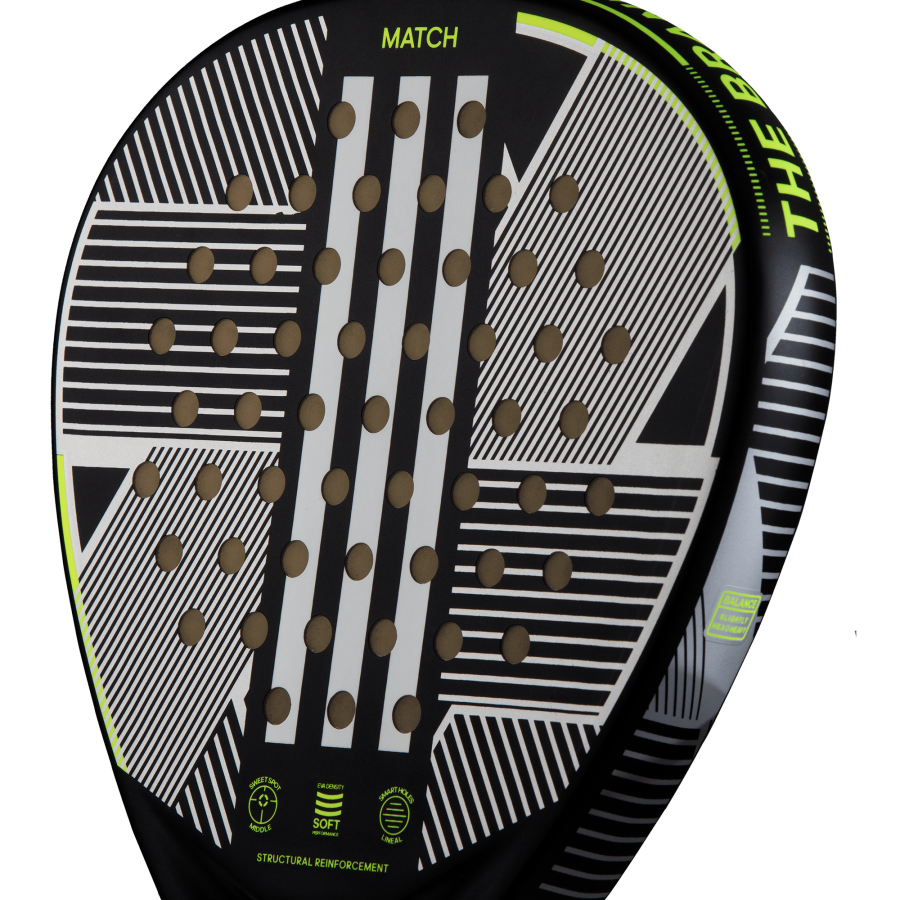 Pala Padel Adidas Match 3.3 Black/Lime 4