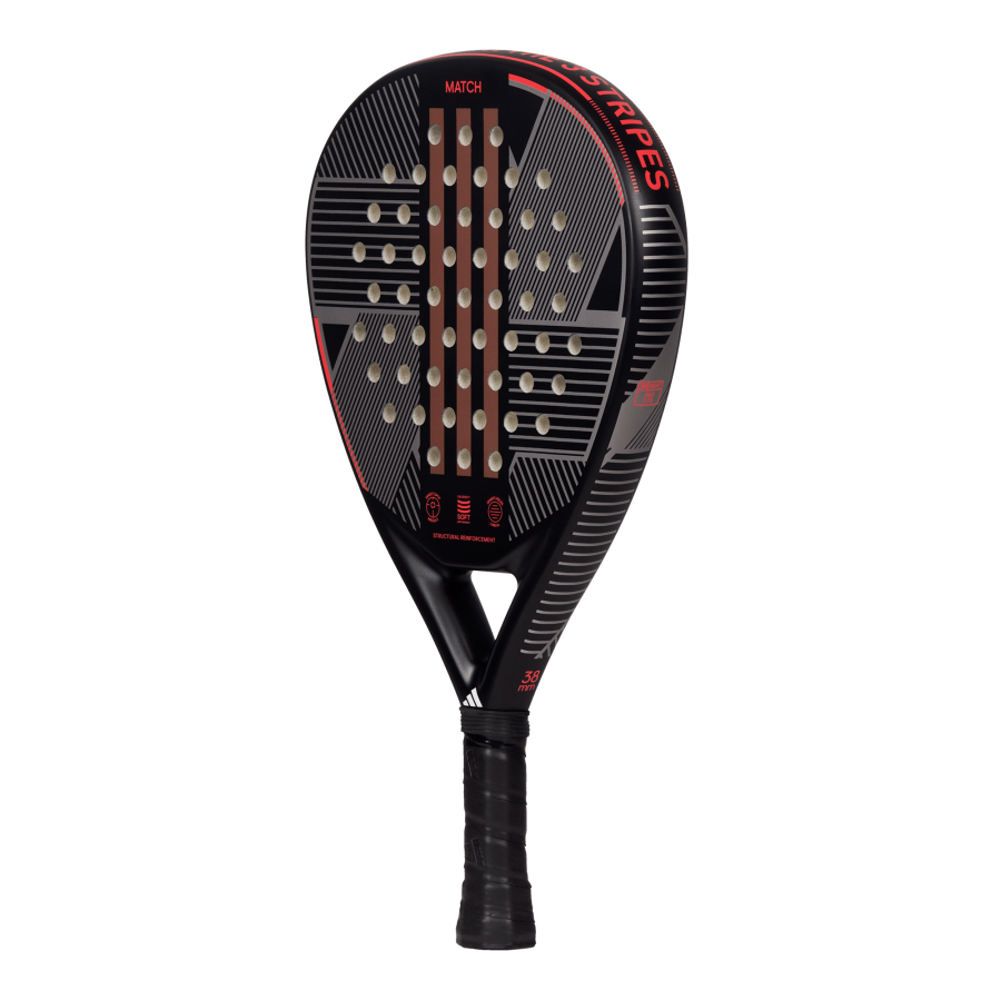 Pala Padel Adidas Match 3.3 Black/Red 2024 3