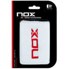 Muñequera Nox Pro Series (Pack 6 uds) BLANCO/ROJO / UNICA 7