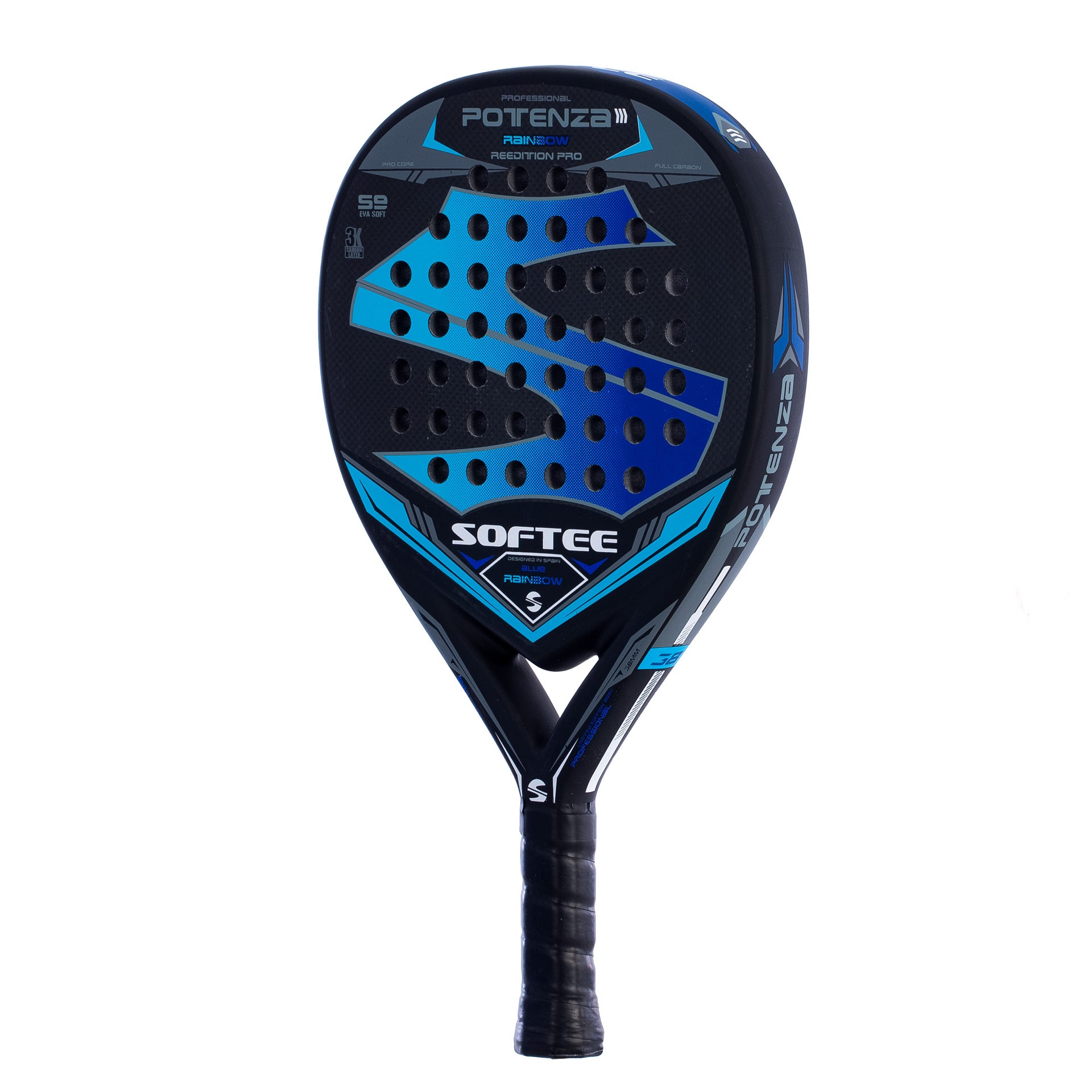 PALA PÁDEL SOFTEE POTENZA RAINBOW BLUE 3