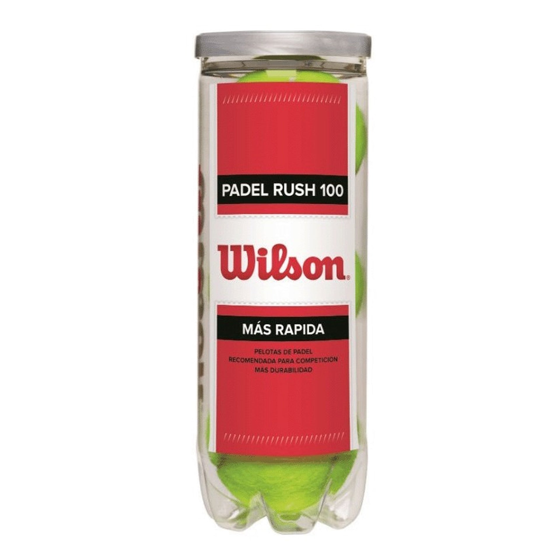 Bote 3 Pelotas De Padel Wilson 'rush 100' UNICA 3