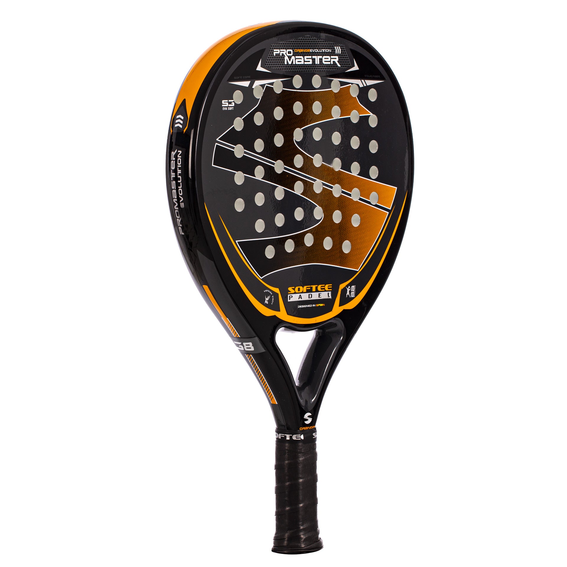 Pala Padel Softee Pro Master Evolution Orange 4