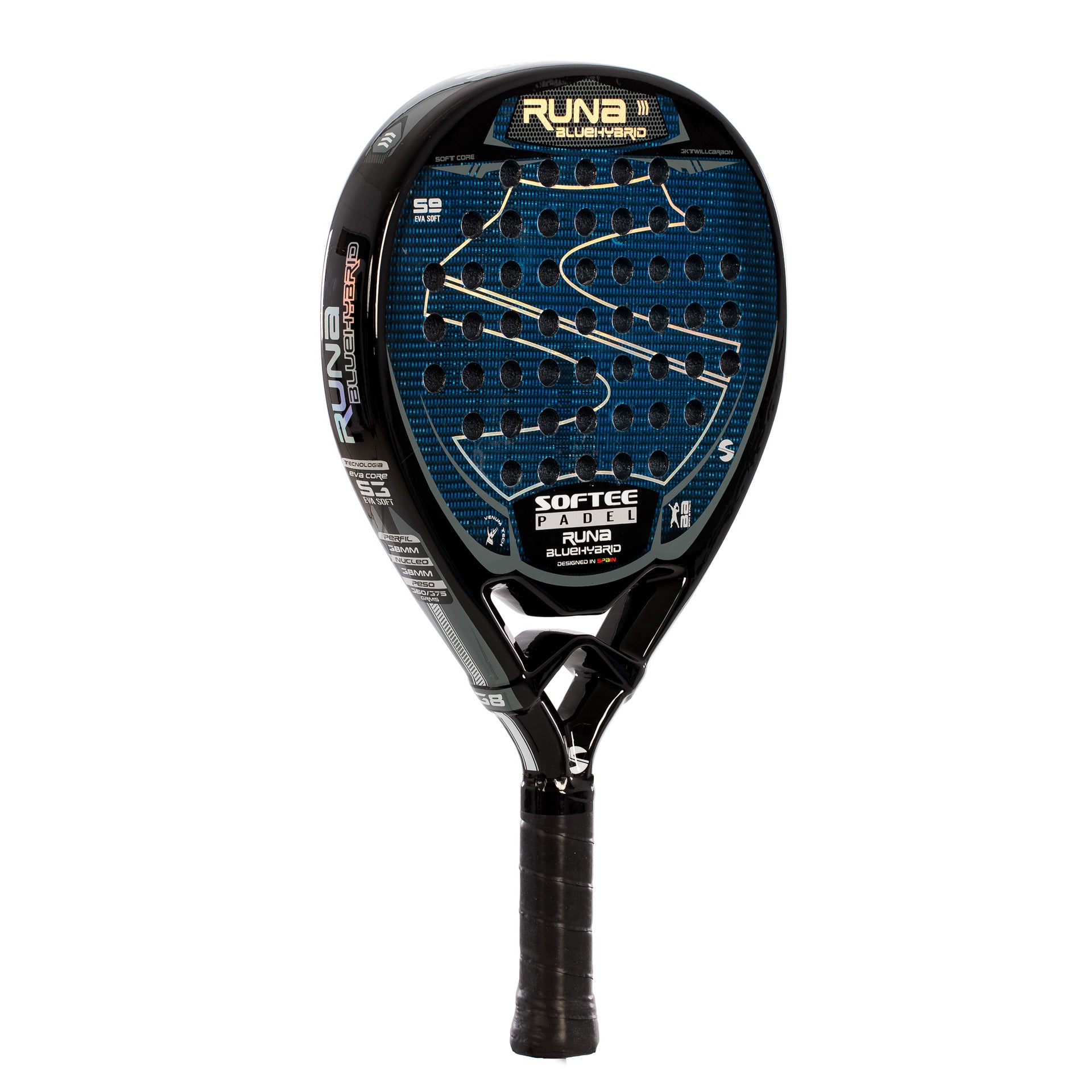 PALA PÁDEL SOFTEE RUNA BLUE HYBRID 4