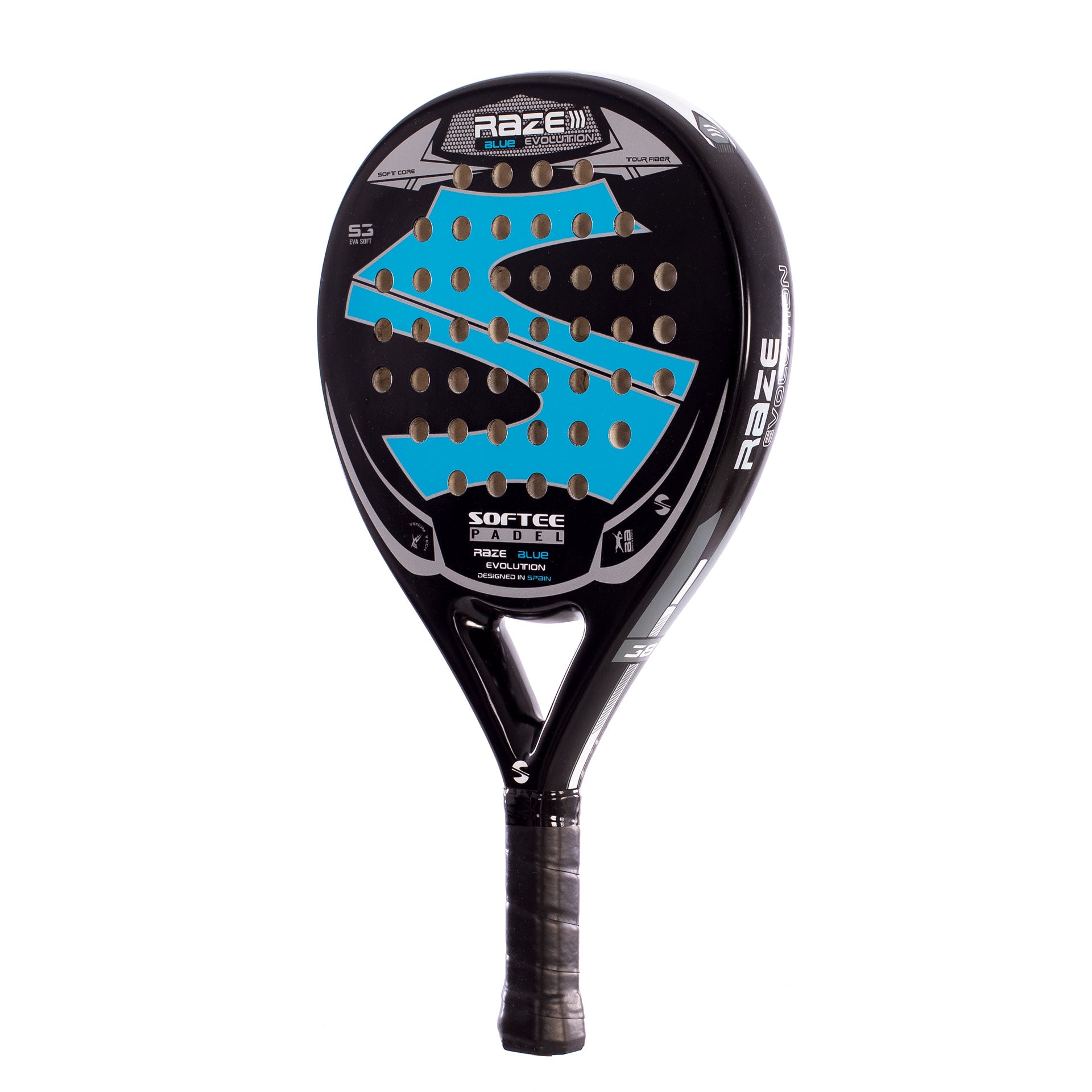 Pala Padel Softee Raze Evolution Blue 3